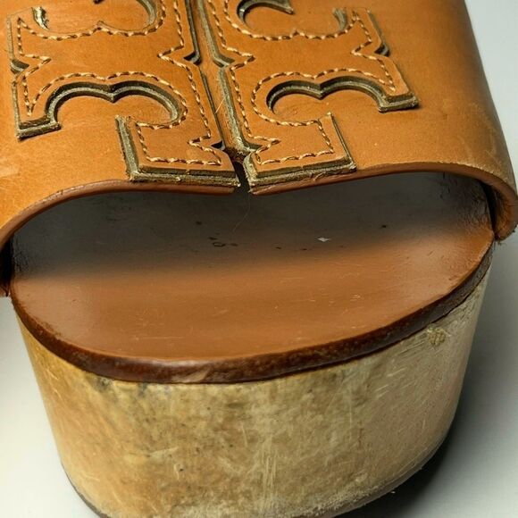 Tory Burch Women's Ines Wedge Platform Slide Sandals Size 10 - Picture 5 of 13